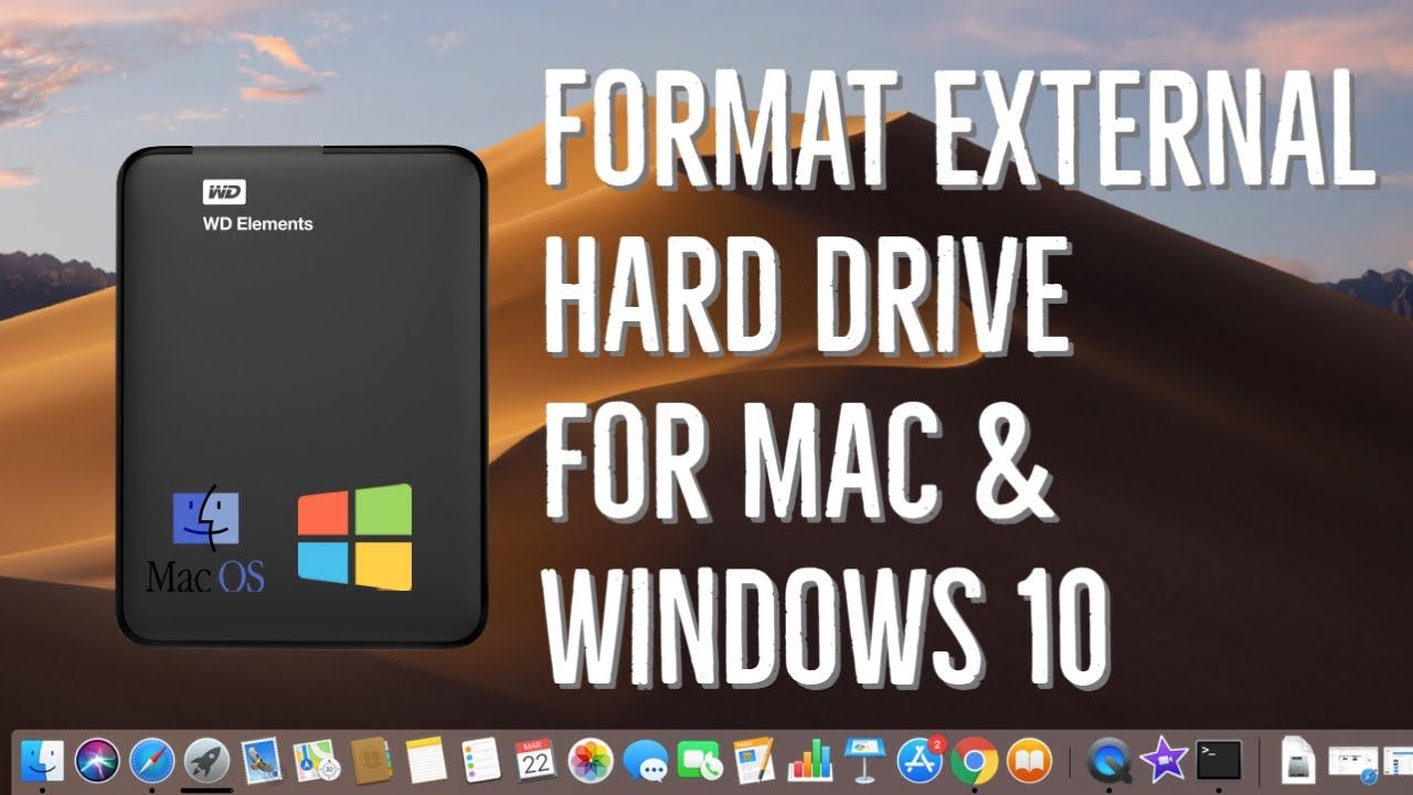 reformat wd hard drive for mac and windows